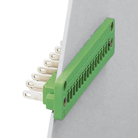 1829455 Phoenix Contact, 3.81mm Pitch, DFK-MC 1.5/14-GF-3.81, 14 Way, , Pluggable Terminal Block, Feed Through Header, Panel