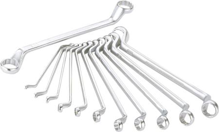 105-J12 SAM  Series Offset Ring Spanner, 6 x 7 mm, 8 x 9 mm, 10 x 11 mm, 12 x 13 mm, 14 x 15 mm, 16 x 17 mm, 18 x 19 mm,