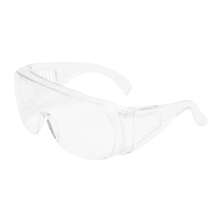 7000062913 3M Visitor UV Safety Glasses, Clear Polycarbonate Lens