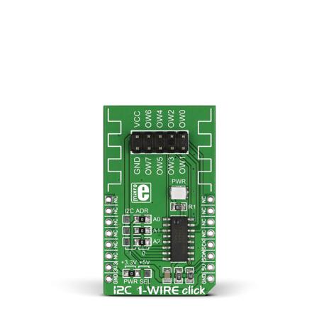 MIKROE-1892 MikroElektronika I2C 1-Wire click DS2482-800 Development Kit for MikroBUS
