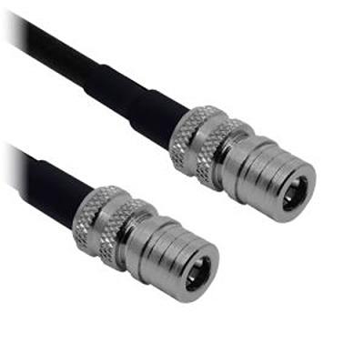 ASMQM1500QM058L11 Siretta ASMQM Series, 15 m, Low Loss Coaxial Cable 50 Ω, Black, Terminated