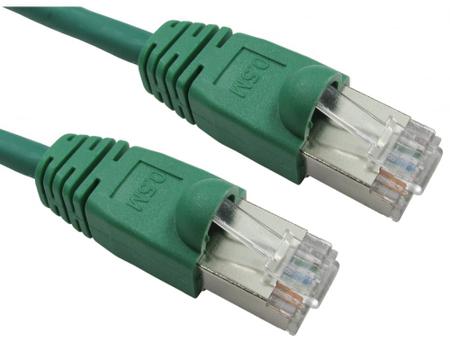 286-3264 RS PRO, 20m Cat6, Green RJ45 to Male RJ45 Male, FTP Shielded, Terminated LSZH Sheath