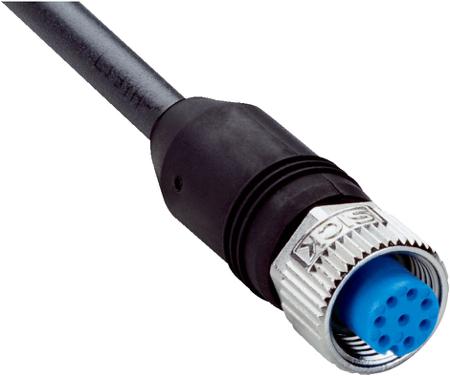 YF2A28-150UA6XLEAX---2095750 SICK Straight Female 8 way M12 to Unterminated Connector & Cable, 15m
