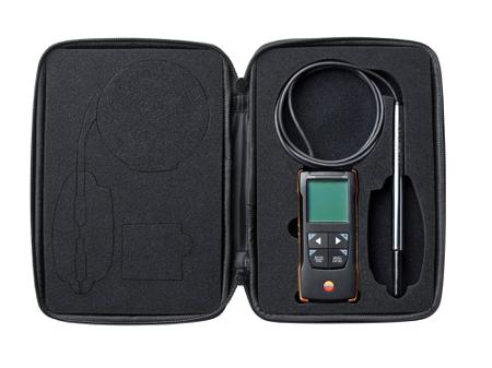 0563-0425 Testo Telescopic Vane Anemometer, 30m/s Max, Measures Air Velocity, Temperature, Volume Flow