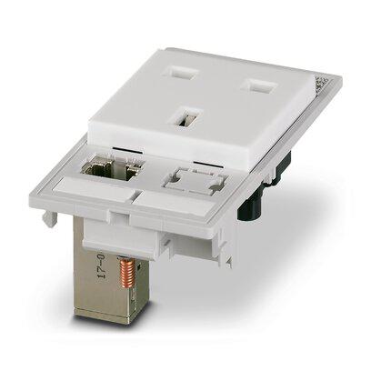 1054544 Phoenix Contact VS-FP-SD-GB-RJ456A-BUBU Front Plate, 87.5 mm Overall