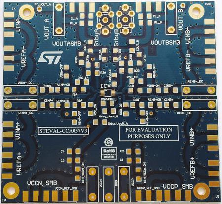 STEVAL-CCA057V3 STMicroelectronics , Operational Amplifier Evaluation Board
