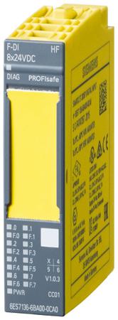 6ES7136-6BA01-0CA0 Siemens SIMATIC ET Series Input/Output Module, 8 Inputs, 8 Outputs, 24 V