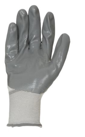 LN635-10 RS PRO White Nylon Good Dexterity Work Gloves, Size 10, XL, Nitrile Coating