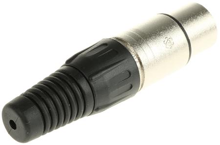 458-014 RS Pro 4 Way Cable Mount XLR Connector, Female, Silver Plated Contacts, 250 V ac