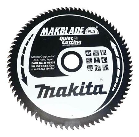 B-08838 Makita , Table / Mitre saw blade 250mm 30mm bore
