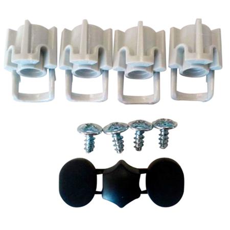 NSYTBPASBS Schneider Electric PanelSeT Series Accessory Kit for Use with Enclosure Accessories, 500x40x27mm
