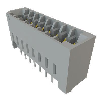 MEC2-08-01-L-TH1-NP Samtec, MEC2 16 Way Vertical Push/Pull Card Edge Memory Card Connector With Through Hole Termination