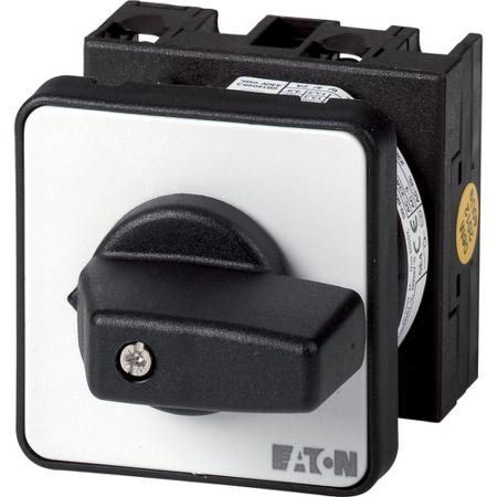 207398-T0-2-8900-E Eaton, 3P 2 Position 90° Rotary Cam Switch, 690 V, 20A, Knob Actuator
