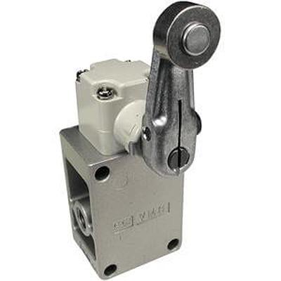 EVM830-F01-01 SMC Roller Lever 3 Port Mechanical Valve Mechanical Valve EVM800 Series, G 1/8, 1/8in,