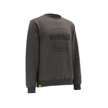 Delaware-M DeWALT Delaware Grey 35% Cotton, 65% Polyester Work Sweatshirt M