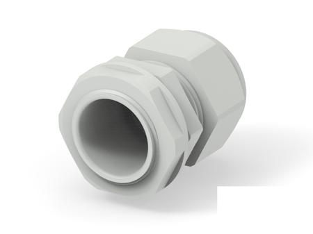 1SNG626169R0000 1SNG Series Light Grey PA 6 Cable Gland, PG21 Thread, 13mm Min, 18mm Max, IP66, IP68