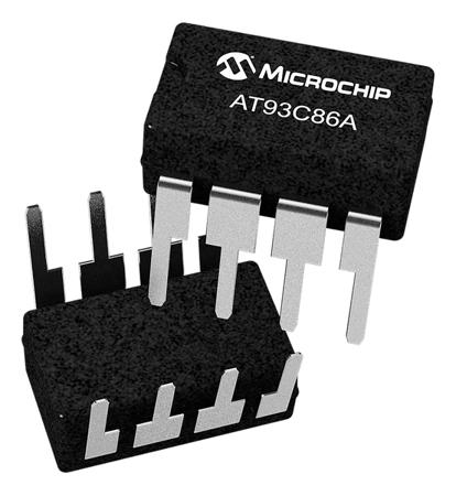 AT93C86A-10PU-2-7 Microchip AT93C86A-10PU-2.7 EEPROM Memory, 16kbit, 2.7 to 5.5 V 8-Pin PDIP