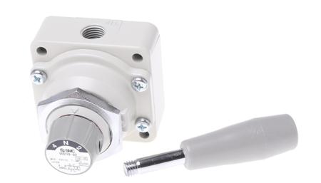 VH210-02 SMC Handle 4/3 Pneumatic Manual Control Valve VH Series, Rc 1/4, 1/4in, III B