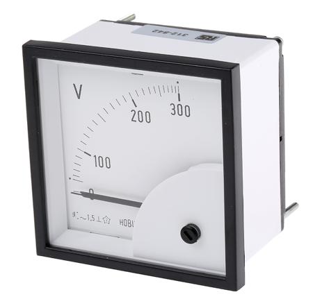 D72MIS300V/2-001 HOBUT Analogue Voltmeter AC, 68 x 68 mm