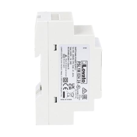 PSL1M02424 Lovato PSL DIN Rail Power Supply, 240V ac ac Input, 24V dc Output, 1A Output