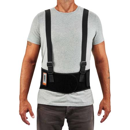 11107 Ergodyne Black Back Support Belt, 117 → 132cm