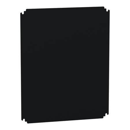 NSYMB65 Schneider Electric PanelSeT Series RAL 9005 Bakelite Mounting Plate, 1000mm H, 1.2m W for Use with CRN, Panelset S3D