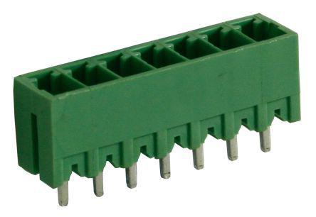 897-1124 RS Pro 3.81mm Pitch Vertical PCB Terminal Block, PCB Header, PCB Mount, 7 Way