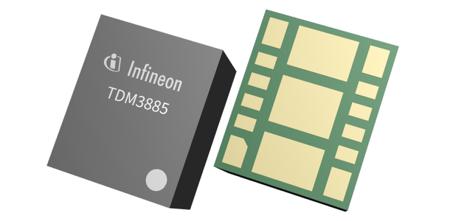 TDM3885XUMA1 Infineon , 3-Channel DC-DC, Voltage Regulator, 4 A, 0.5/5 V 600 kHz, PG-LGA-15-2 15-Pin