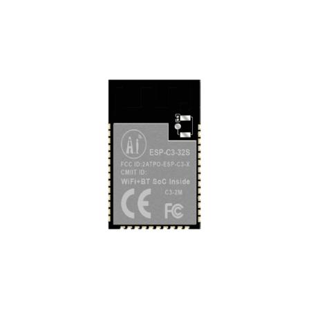ESP32-C3-32S RF Solutions  3.0 → 3.6V dc WiFi Module, Bluetooth Low Energy (BLE), WiFi ADC, GPIO, I2C, SPI, UART