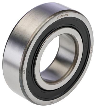 62208-2RS1 SKF  1 Row Ball Bearing - 40 mm ID, 80 mm OD