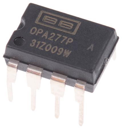 OPA277PA  Texas Instruments, Operational Amplifier, 1 MHz, 8-Pin 18 V PDIP