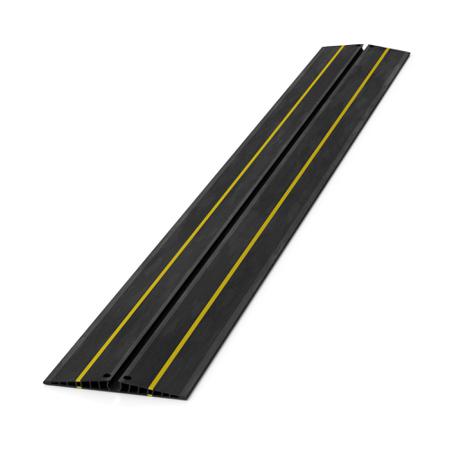 137-624 RS PRO 2m Black/Yellow EV Cable Cover, 18mm Inside dia.