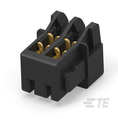 2483193-2 TE Connectivity 2483 Series Straight Cable Mount Housing, 2-Contact, 1-Row, 0.8mm Pitch, Wire Termination