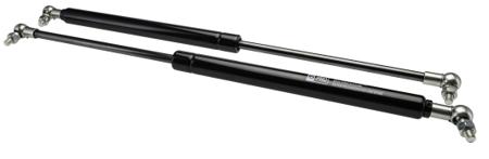 268-7087 RS PRO Steel Gas Strut, with Ball & Socket Joint, 600mm Extended Length, 250mm Stroke Length