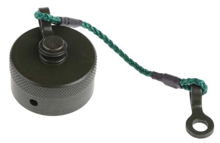 62GB-812-12 Amphenol Limited 62GB MIL-DTL-26482 Plug Dust Cap, Shell Size 12, with Zinc Cobalt Finish, Aluminium