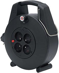 1102901 brennenstuhl 20m 4 Socket Type E - French Extension Reel, 230 V, IP20