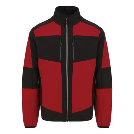 TRA753-51P-80 Regatta Professional TRA753 Red/Black Softshell Jacket, XL