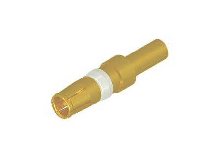 132A11029X Amphenol CONEC size 2.6mm Female Crimp D-Sub Connector Power Contact, Gold Flash over Nickel Power, 14 → 12 AWG