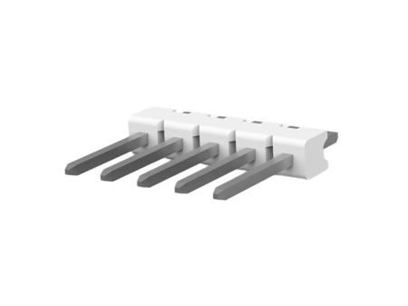3-644456-5 TE Connectivity MTA-100, 2.54mm Pitch, 5 Way, 1 Row, Straight Pin Header, Through Hole
