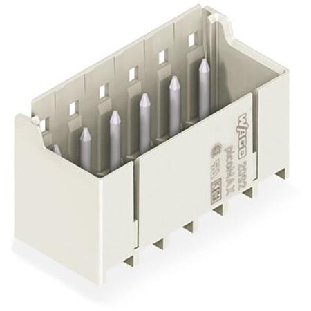 2092-1412 WAGO 2092 Series Straight Horizontal and Vertical Mount PCB Header, 12 Contact(s), 5 mm Pitch, 1 Row, Shrouded