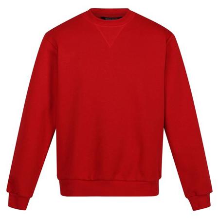 TRF686---42D50 Regatta Professional TRF686 Red 35% Cotton, 65% Polyester Men Work Sweatshirt S