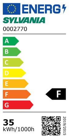 2770 Sylvania 35 W T5 Fluorescent Tubes, Cool White, 4000K, 85 CRI, 3320 lm, 1450mm, 4.8ft