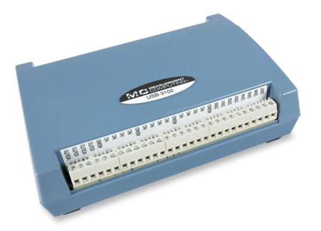 6069-410-030 Digilent USB-3102 Data Acquisition, 4 Channel(s), USB, 100sps, 16 bit