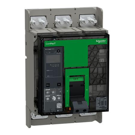 C160N35AFM Schneider Electric, ComPacT MCCB 3P 1.6kA, Breaking Capacity 30 kA, Fixed Mount