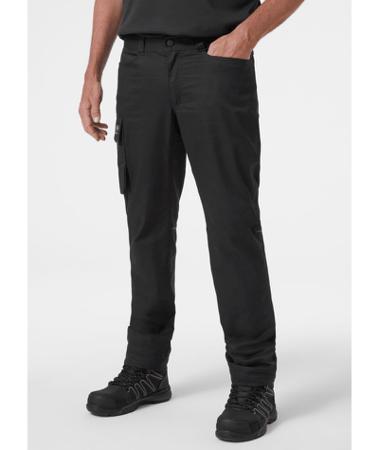 77525_990-C150 Helly Hansen Manchester Black Men's Cotton, Polyester Stretchy Trousers 36in, 92cm Waist