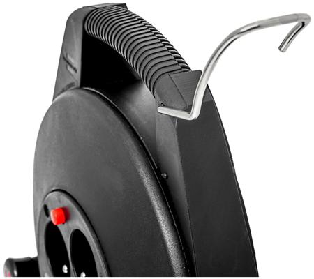 1102701 brennenstuhl 10m 4 Socket Type E - French Extension Reel, 230 V, IP20