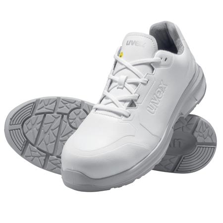 6582235 Uvex Uvex white Unisex White  Toe Capped Safety Shoes, EU 35, UK 3