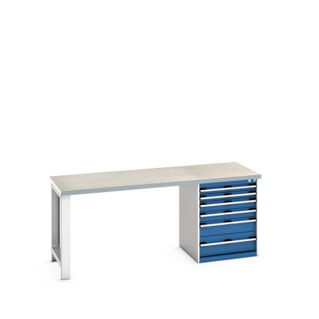 41003237-11V Bott 41003237.11V Sheet Steel Workbench, 840mm x 750mm x 2000mm