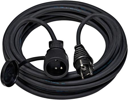 1169321 brennenstuhl 5m 1 Socket Type E - French Extension Lead, 230 V, IP44