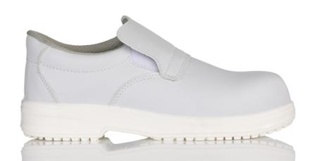 R304-08 RS PRO Unisex White Steel Toe Capped Safety Shoes, UK 8, EU 42